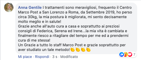 Recensione cliente Marco Post